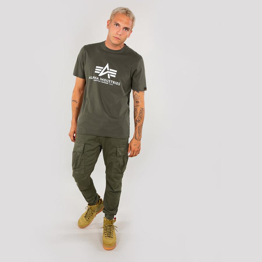 Basic T - dark olive