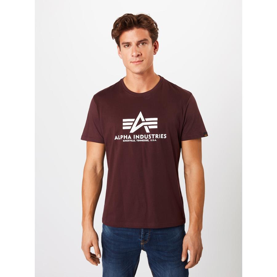 Basic T - deep maroon