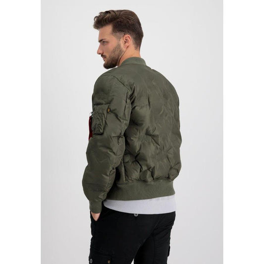 MA-1 EMB Logo Puffer - dark olive