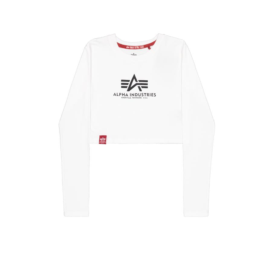 Basic Cropped LS - white