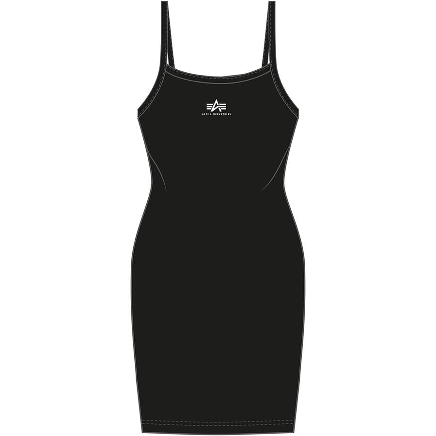 Basic Dress Small Logo Woman - black
