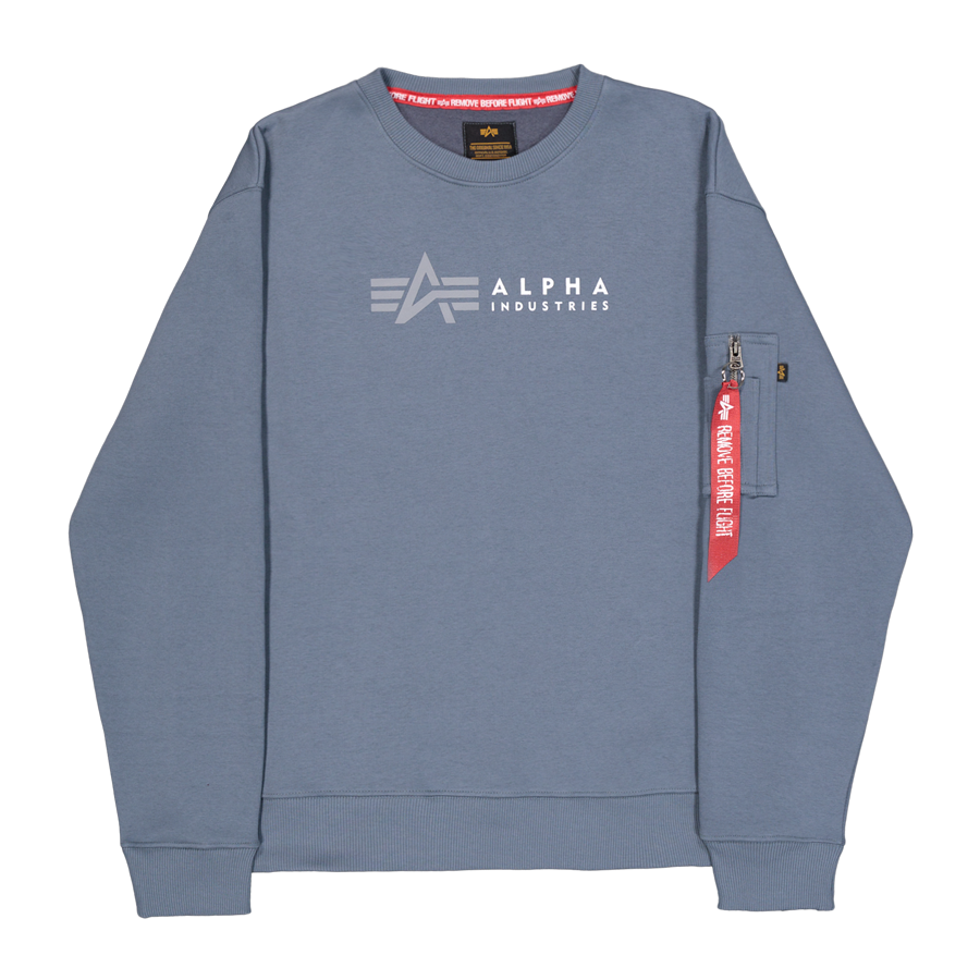 Alpha Label Sweater - denim blue