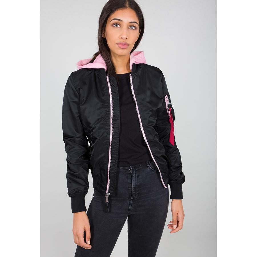 MA-1 Hood Woman - black