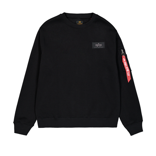 Back Print Sweatshirt - black