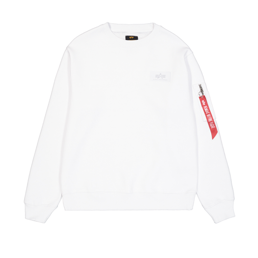 Back Print Sweatshirt - white