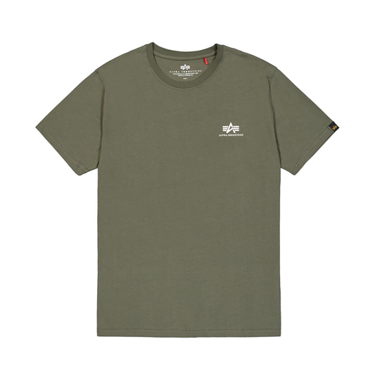 Backprint T - dark olive