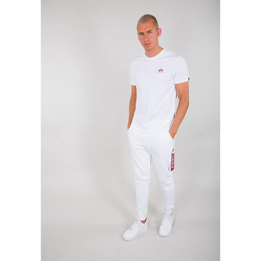 Backprint T - white/red