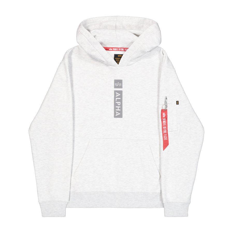 Alpha PP Hoodie - pastel grey melange