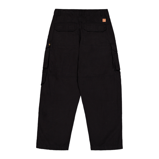Ripstop Patchwork Pant - black