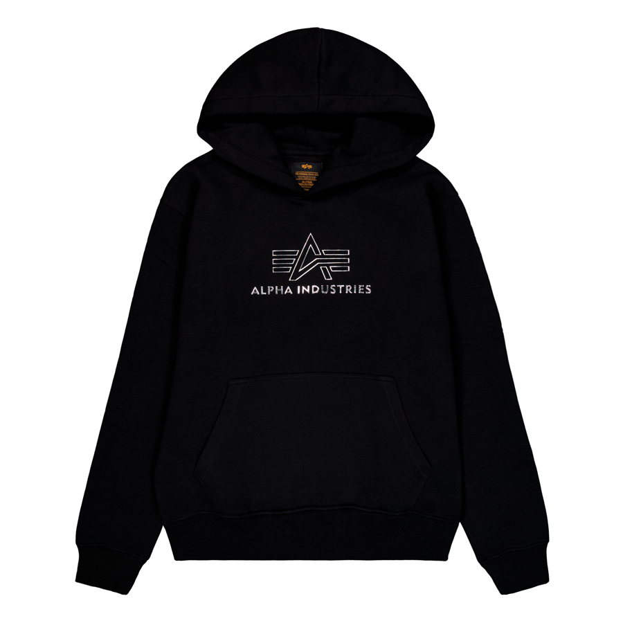 Basic Big Logo TPU Hoodie - black/chrome