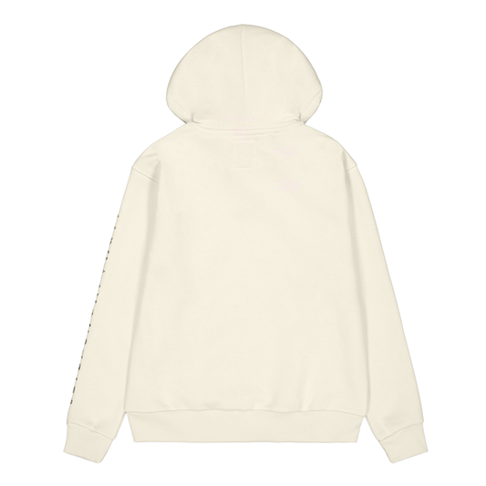 Camo Sleeve Hoodie - vintage white