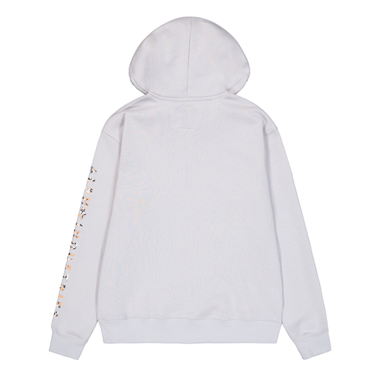 Camo Sleeve Hoodie - pastel grey