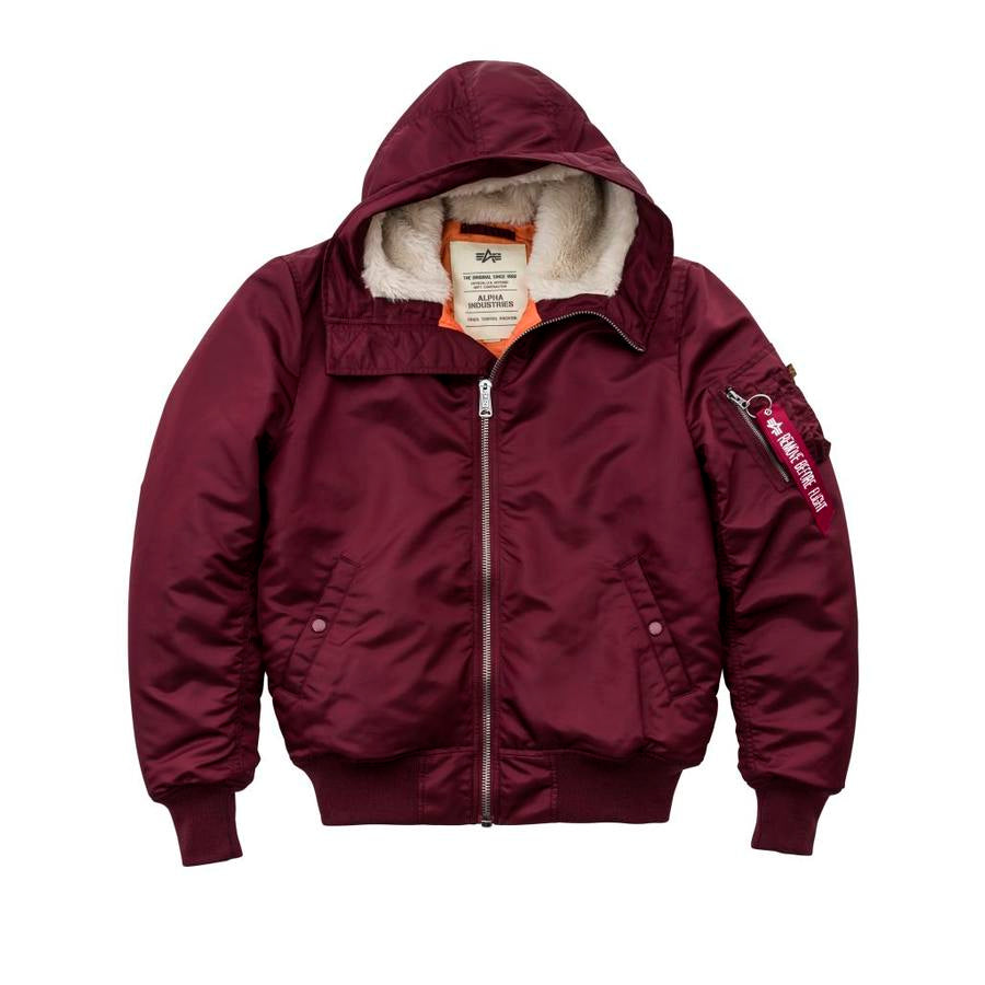 MA-1 Hooded - burgundy