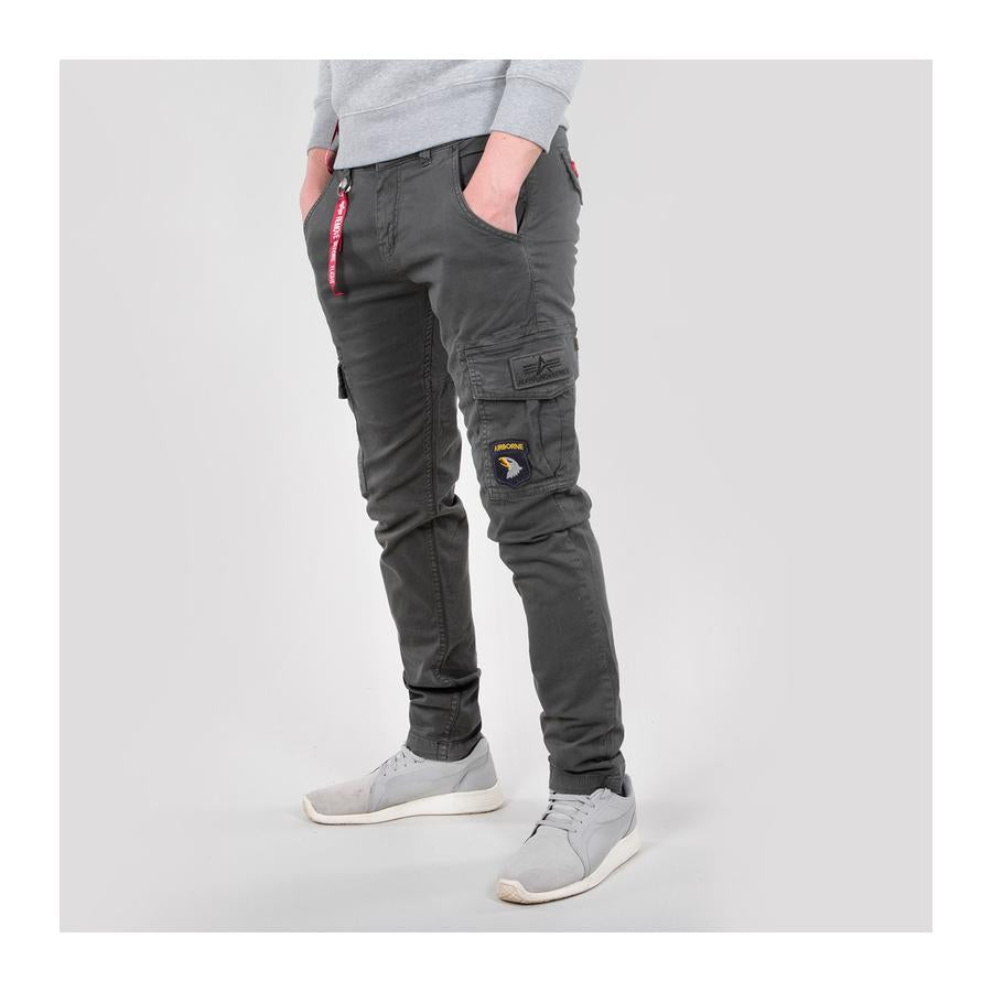 Petrol Patch Pant - greyblack