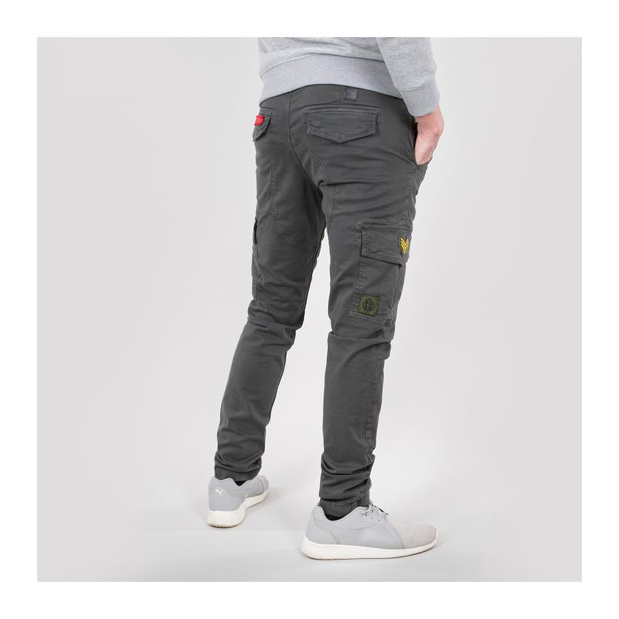 Petrol Patch Pant - greyblack