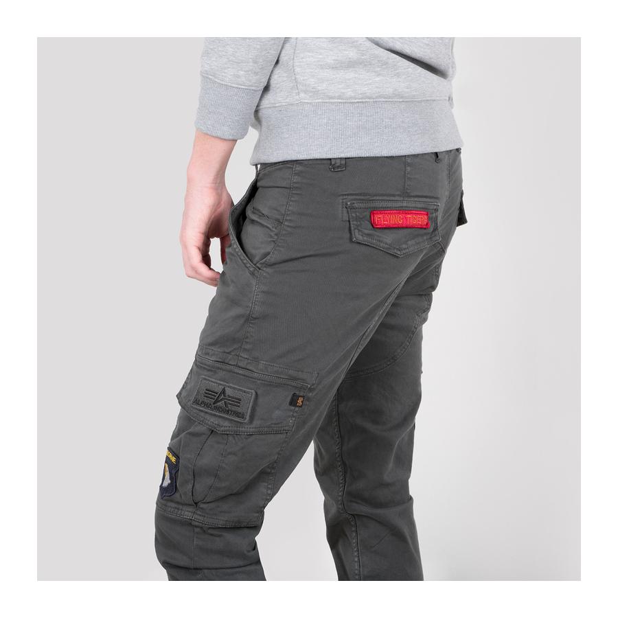 Petrol Patch Pant - greyblack