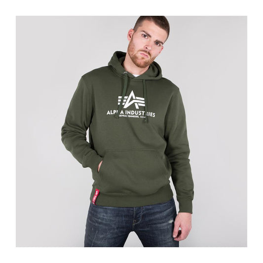 Basic Hoody - dark green