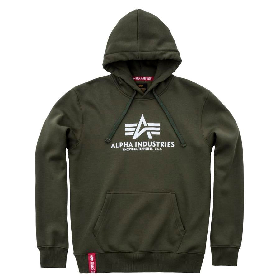 Basic Hoody - dark green