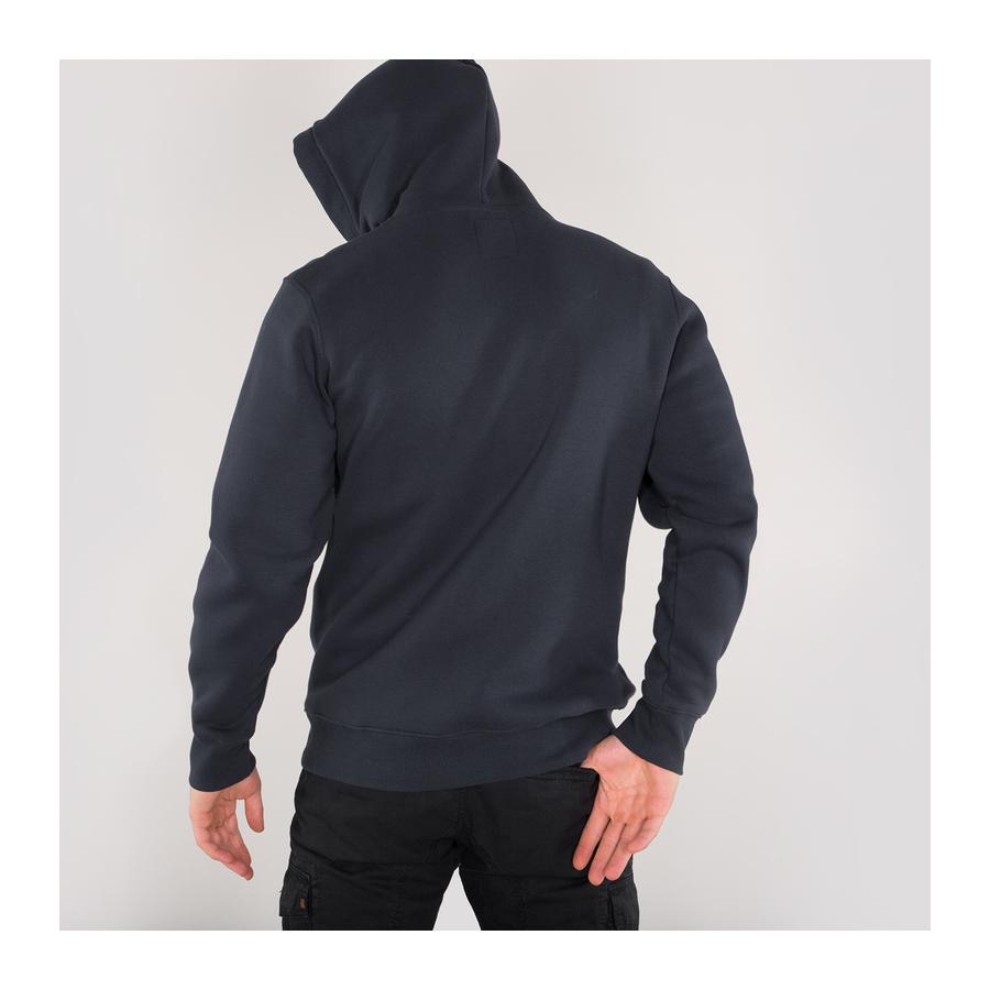 Basic Zip Hoody - navy