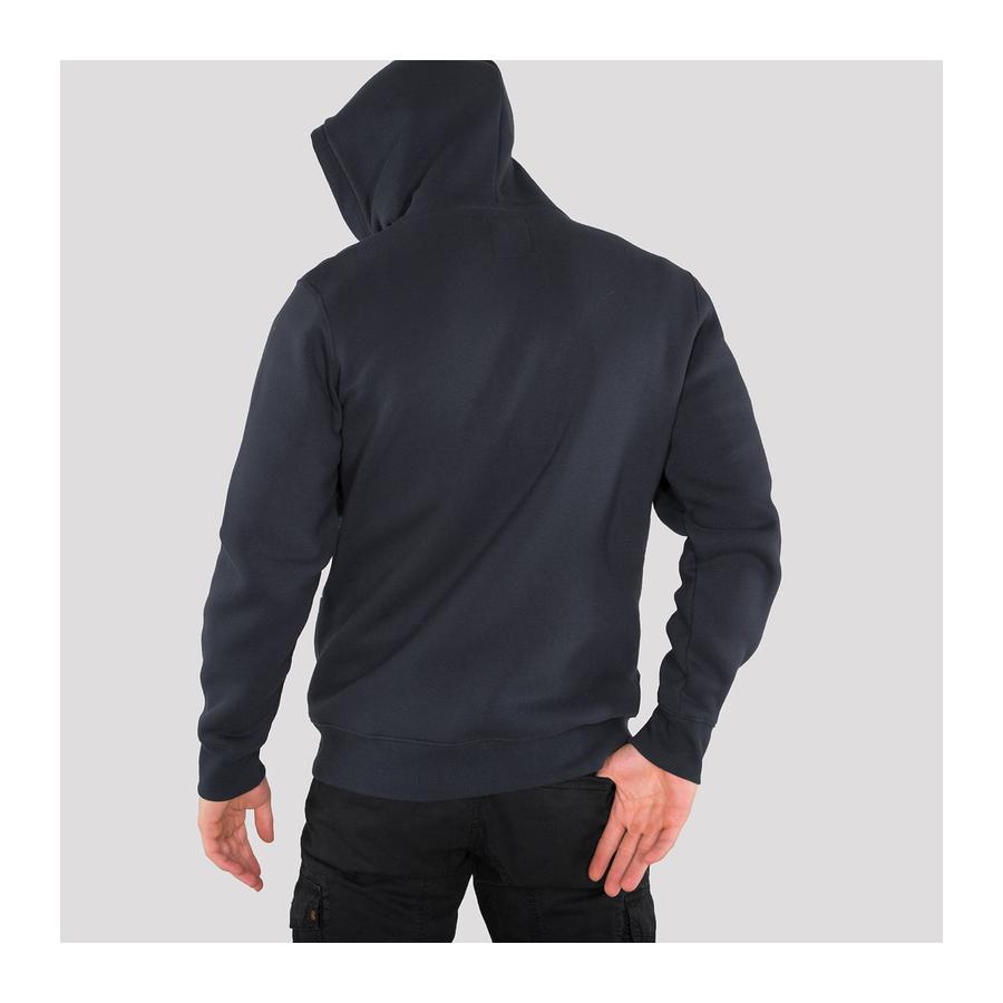 Basic Zip Hoody - replica blue