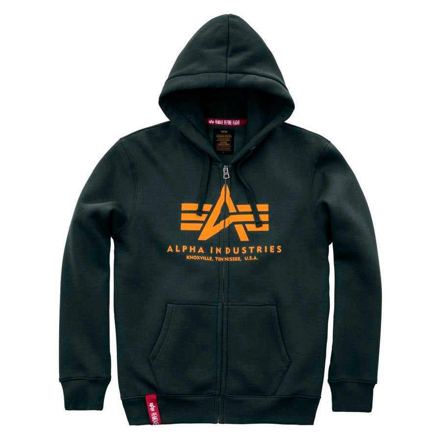 Basic Zip Hoody - dark petrol