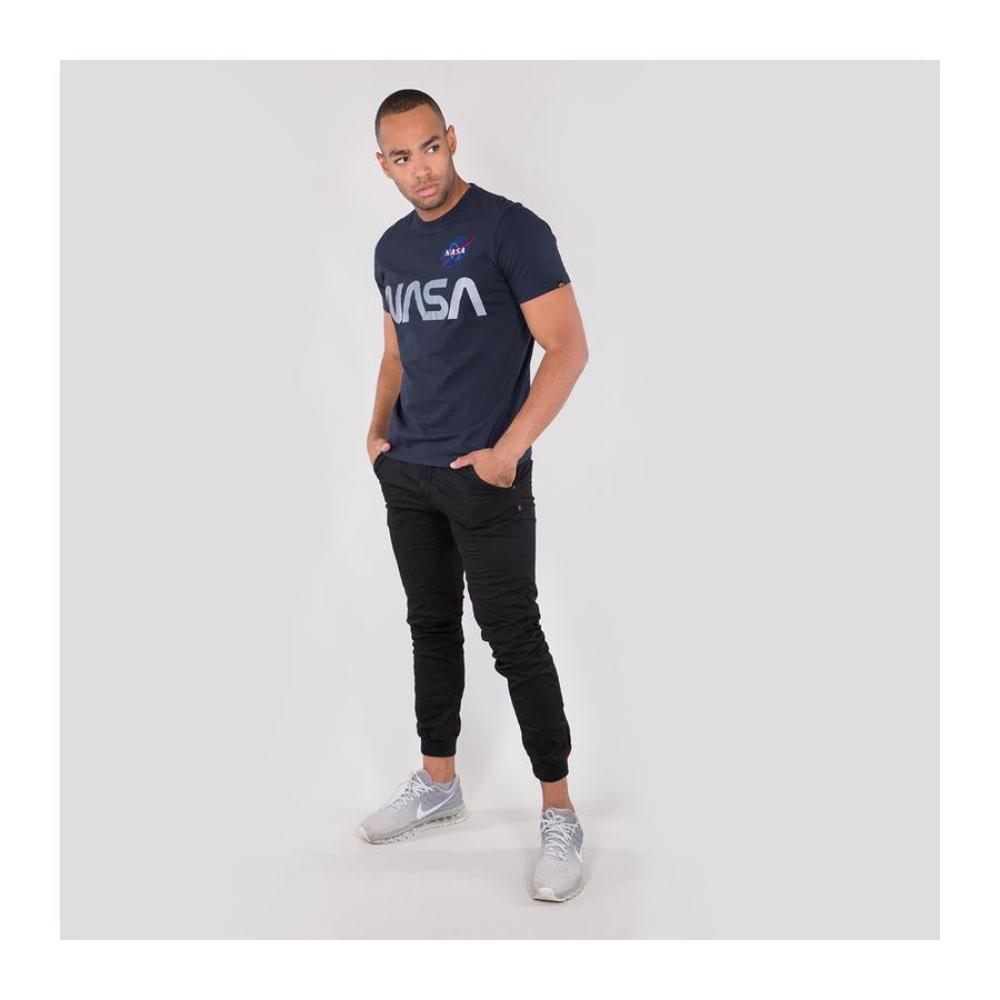 NASA Reflective T - replica blue
