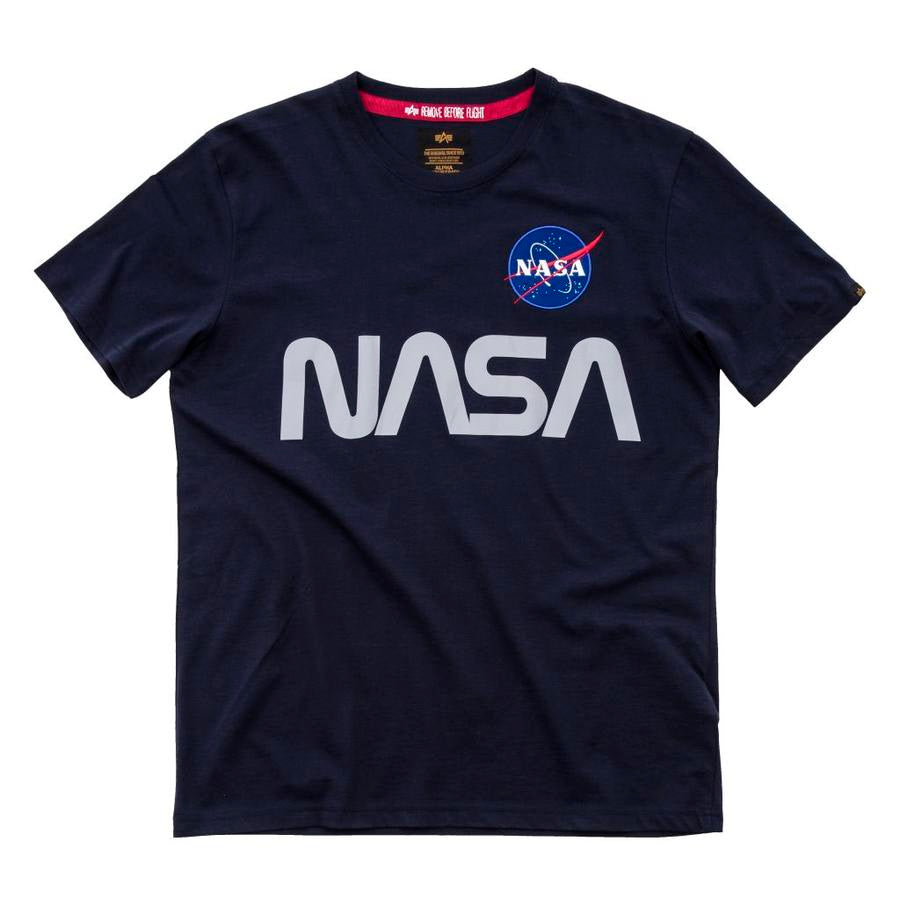 NASA Reflective T - replica blue