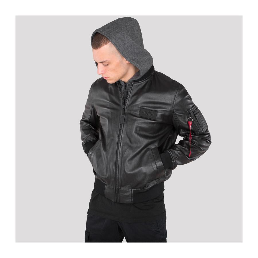 MA-1 D-Tec Leather LW - black/black