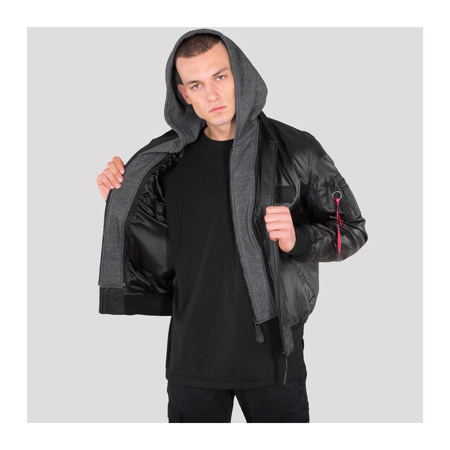 MA-1 D-Tec Leather LW - black/black