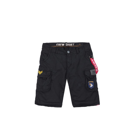 CREW SHORT PATCH - black