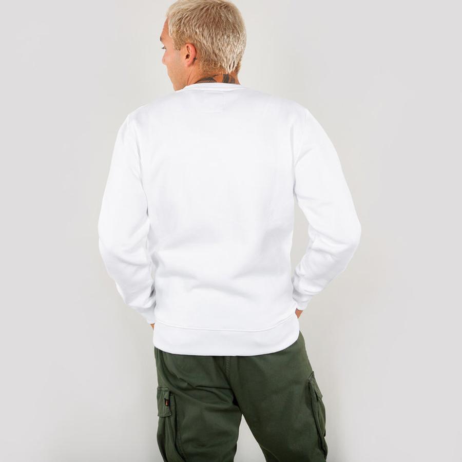 Basic Sweater Small Logo - white