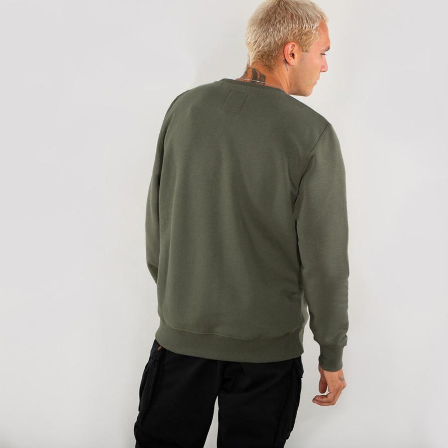 Basic Sweater Small Logo - dark olive