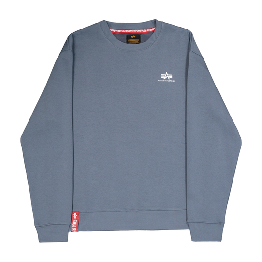 Basic Sweater Small Logo - denim blue