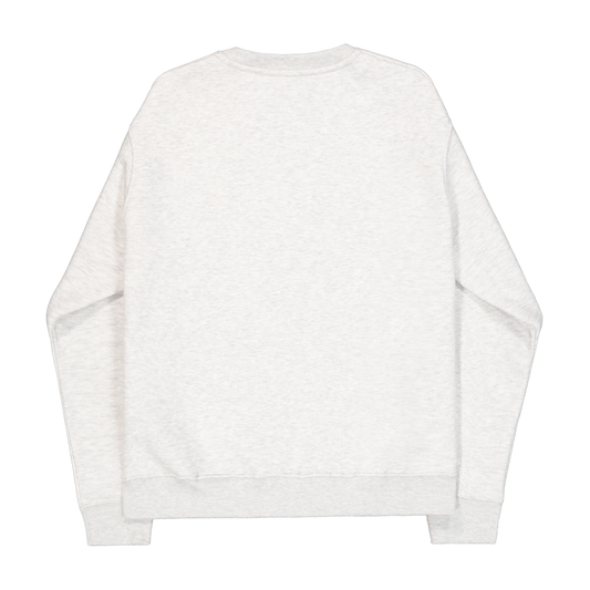 Basic Sweater Small Logo - pastel grey melange