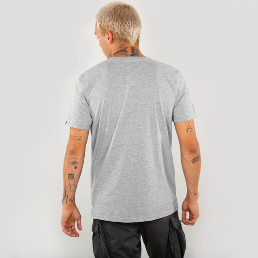 Basic T Small Logo - greyheather