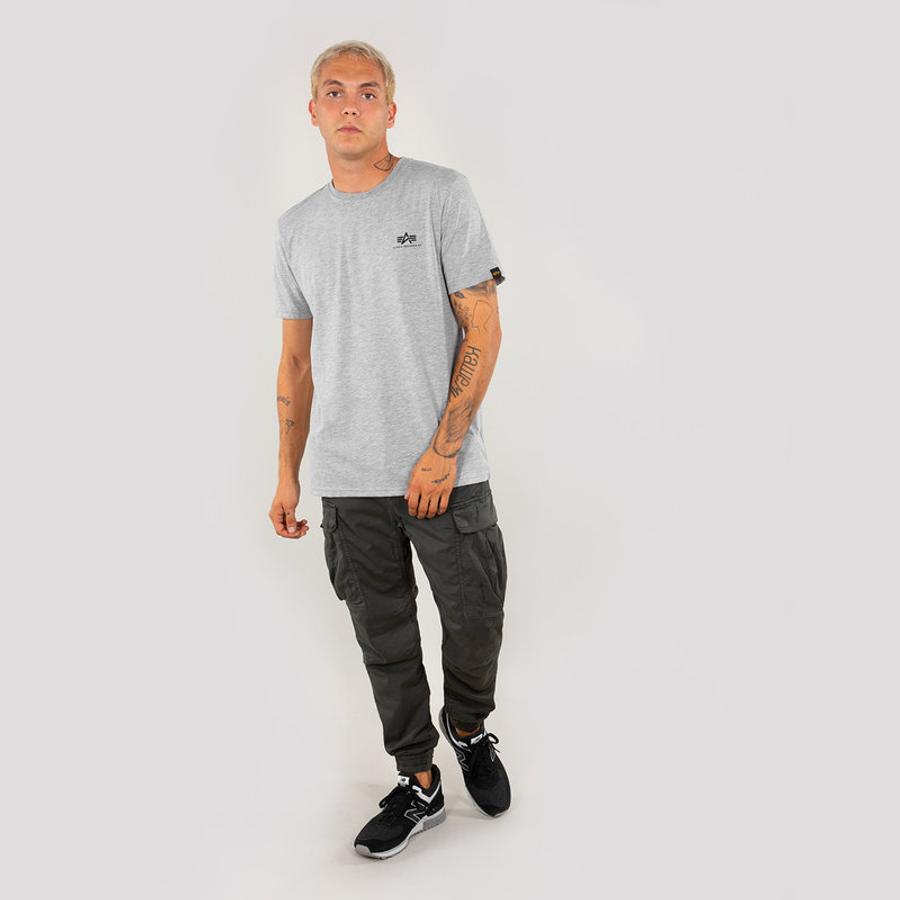 Basic T Small Logo - greyheather