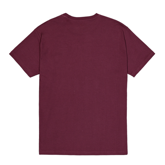 Basic T Small Logo - dark cherry