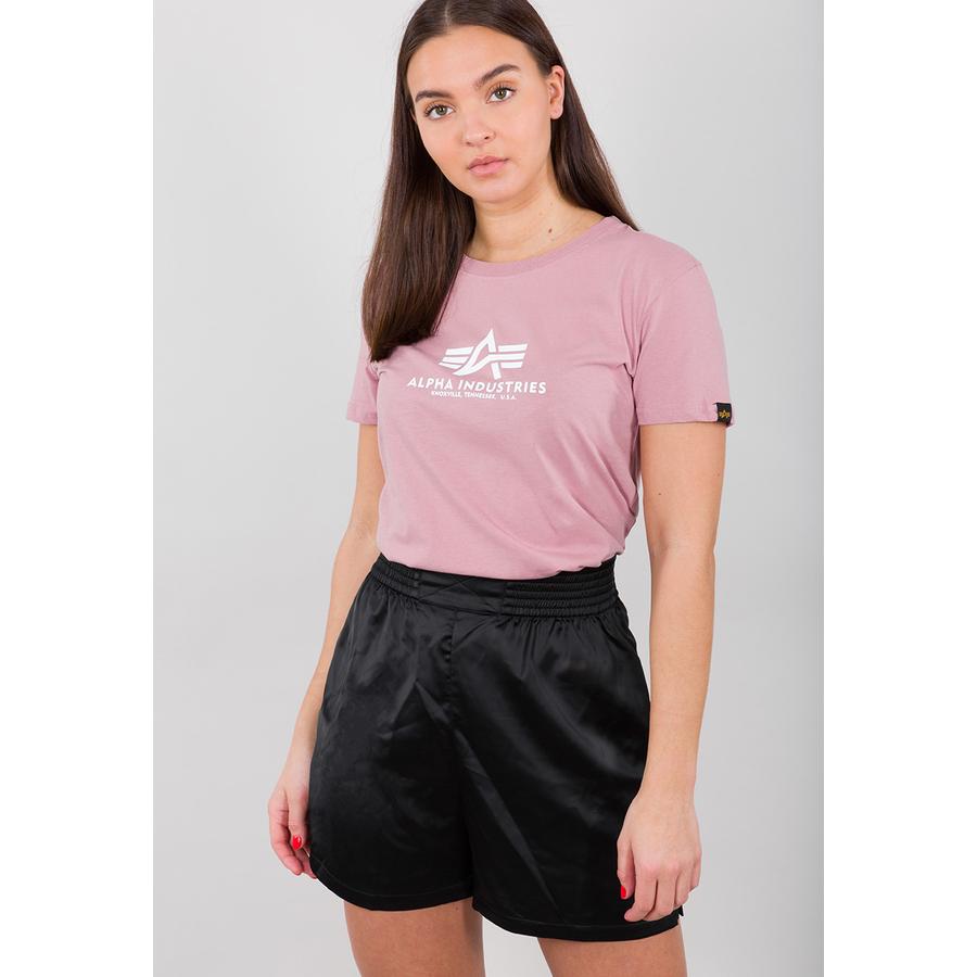 New Basic T Woman - silver pink