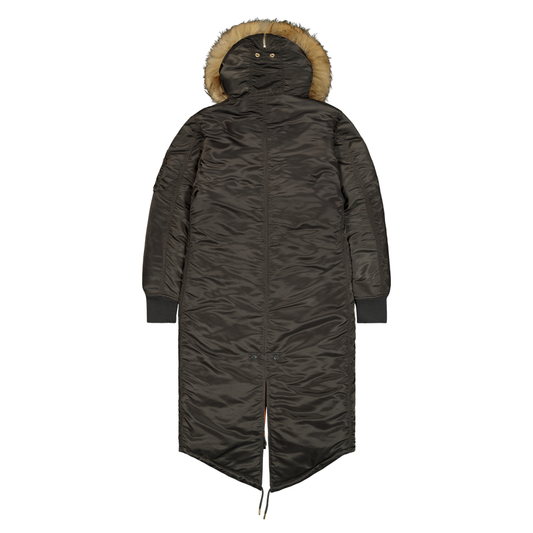 Long Fishtail Woman - black olive