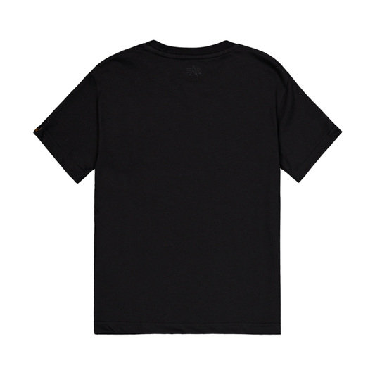 Basic Big Logo Puff Print T-Shirt Women - black