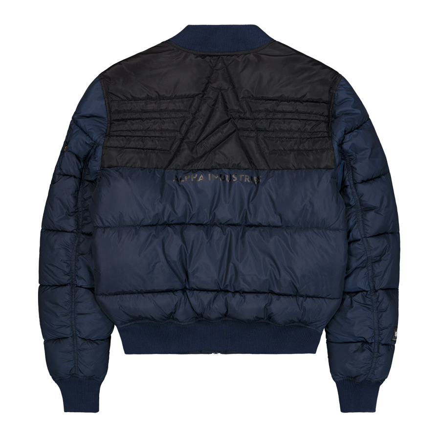 MA-1 Logo Puffer Winter Jacket - ultra navy
