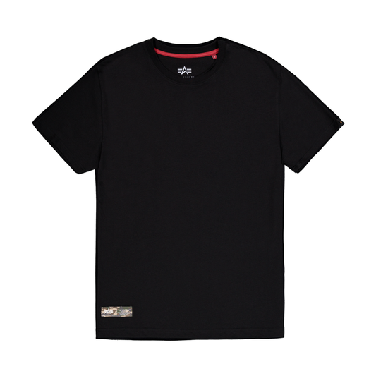 Camo Label Backprint T-Shirt - black