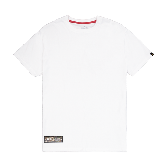 Camo Label Backprint T-Shirt - white