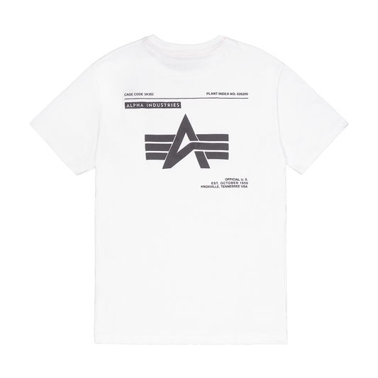 Label Backprint T-Shirt - white