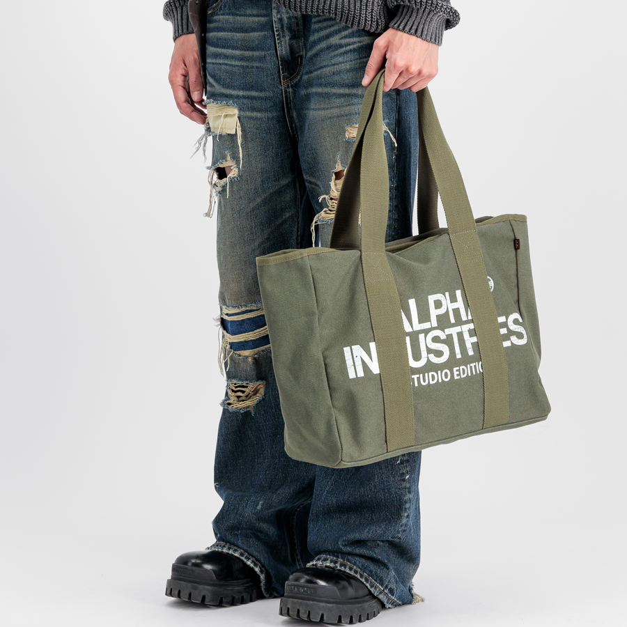 Studio Tote Large Bag - dark olive