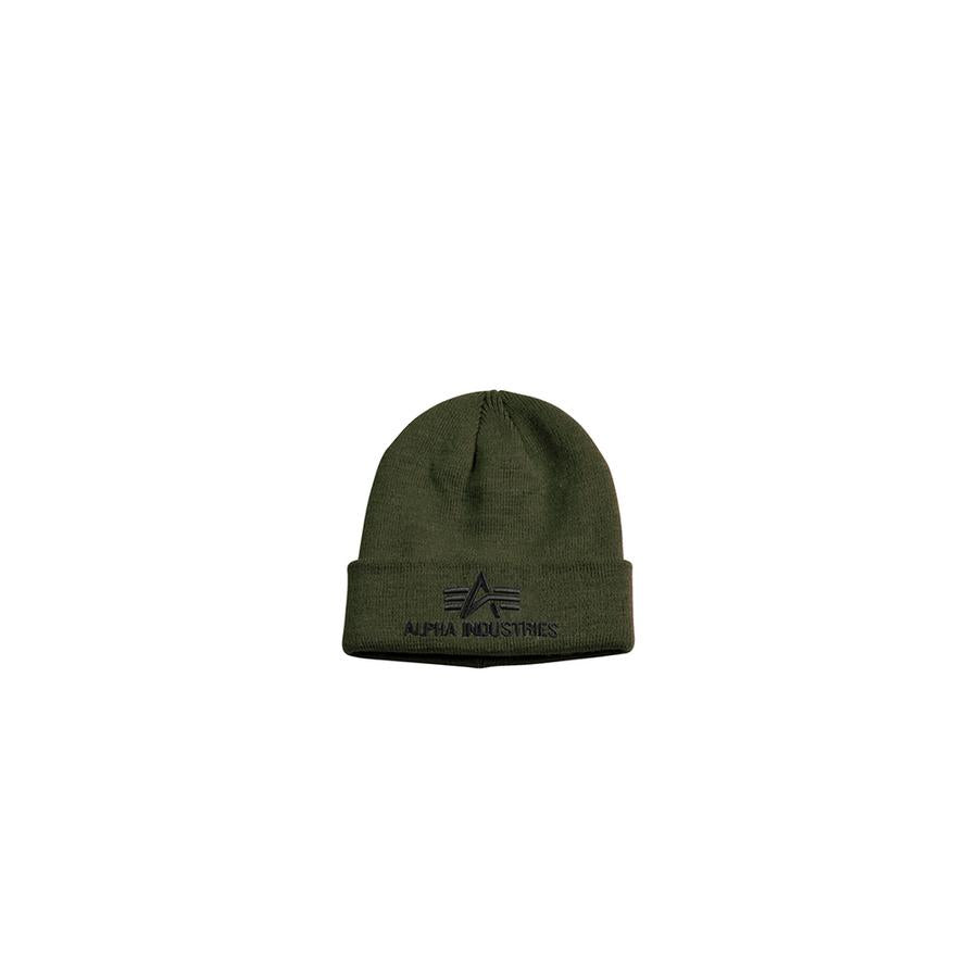 3D Beanie - dark green