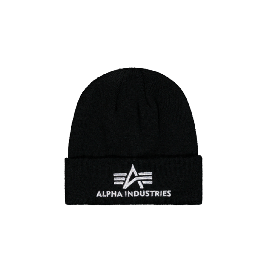 3D Beanie - black/silver