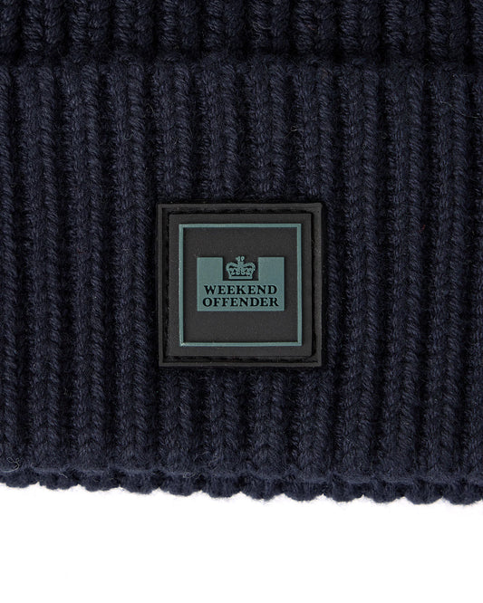 Kettama Rib Knit Beanie - Navy