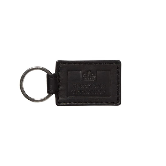 Leather Key Fob - black