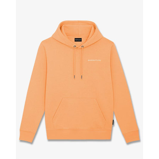 SS25 Oversized Backprint Hoodie, Filou CXXIV. - Sunrise orange